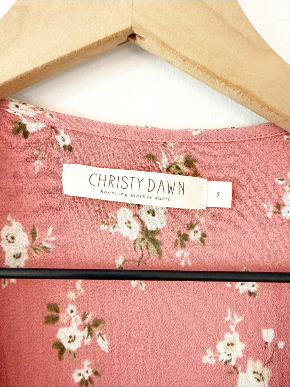 Christy Dawn The Daisy Midi Dress Rose Bouquet Small Cottagecore Coquette - Picture 8 of 9